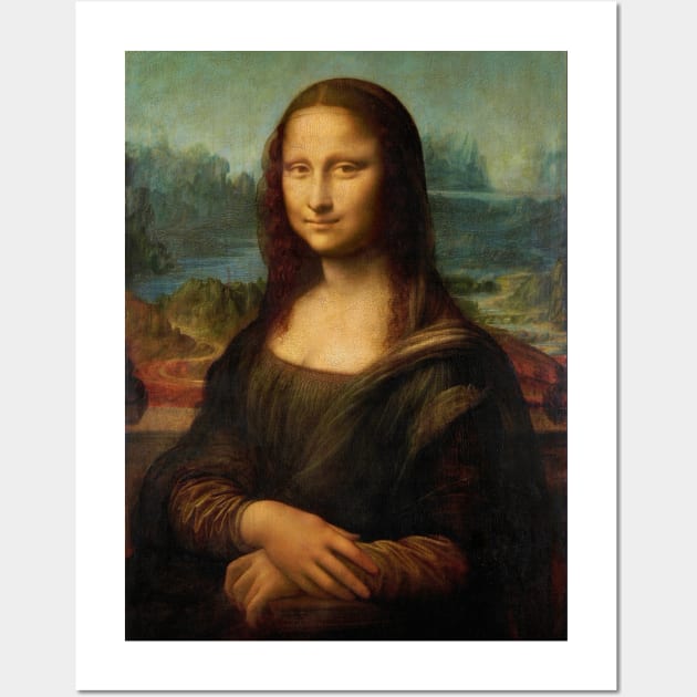 Portrait of Mona Lisa del Giocondo Wall Art by RosMir